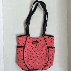 Longaberger Homestead Watermelon seed print purse country cottagecore granny